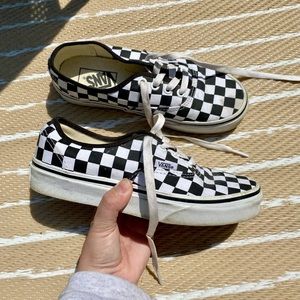 Checkered Vans